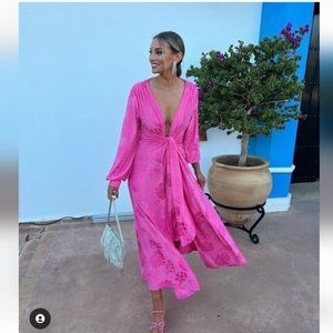 Pink Jacquard Zara Dress- NWT